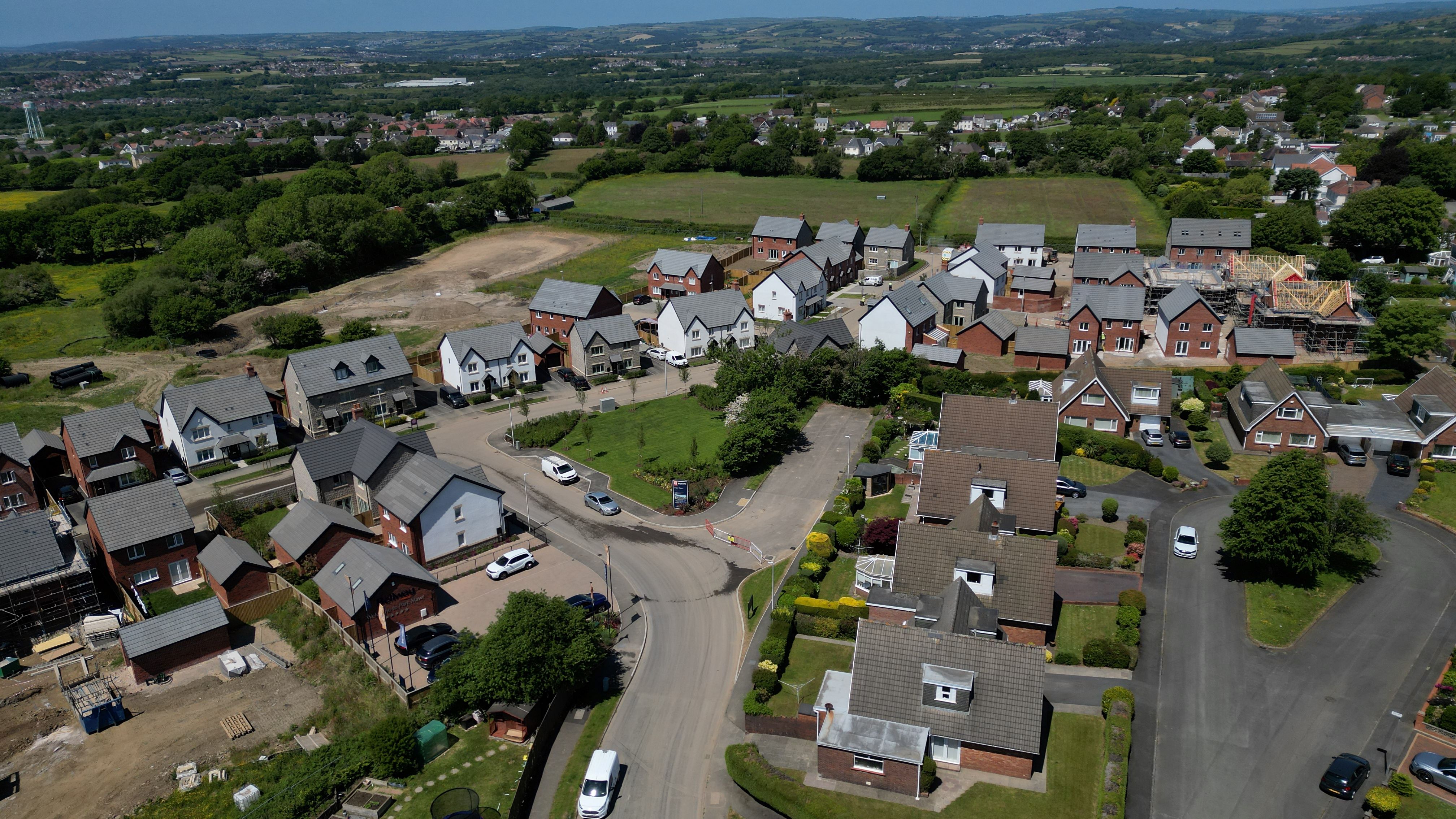 Pictures show progress at Parc Mawr development near Swansea | Bellway ...